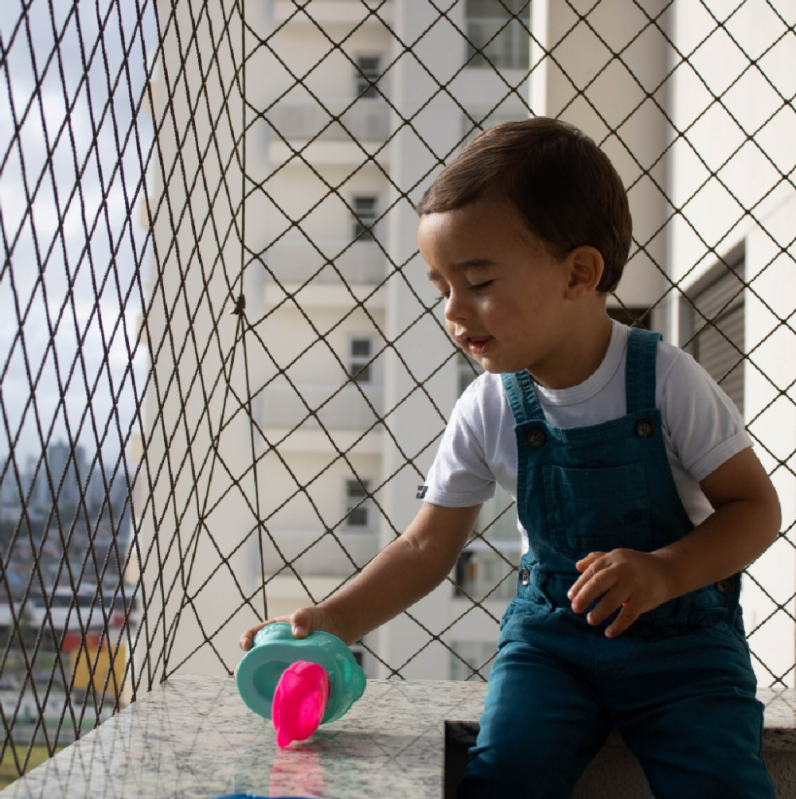 Rede de Proteção para Quadra de Futebol Camboriú - Rede de Proteção para Janela de Apartamento Penha