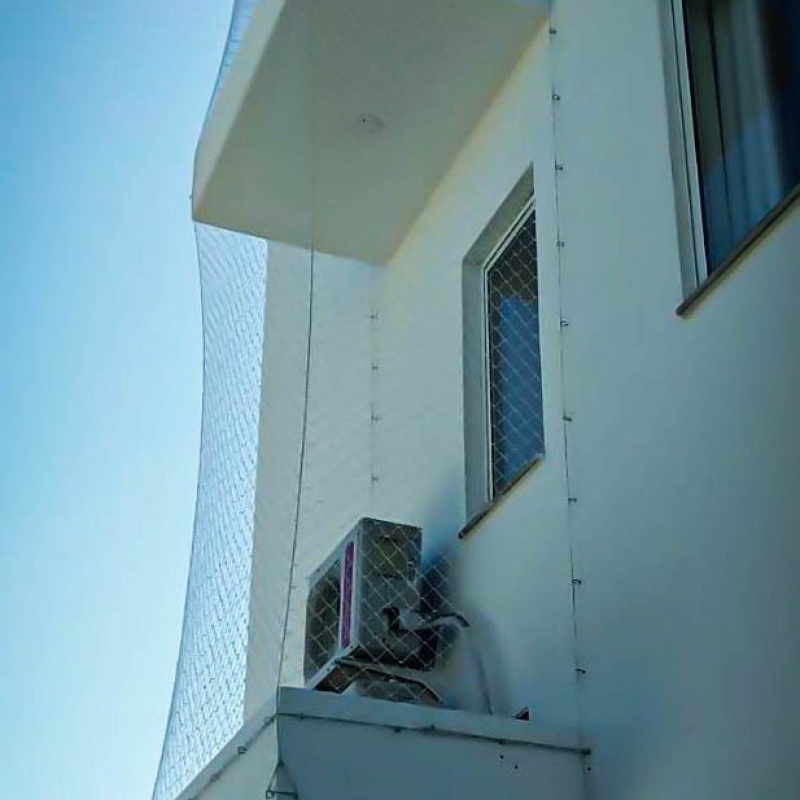 Redes de Proteção contra Pombos Bombinhas - Rede Sacada Apartamento